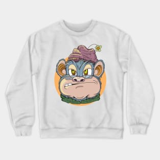 Monkey face Crewneck Sweatshirt